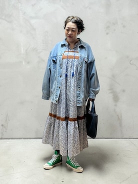 「CIAOPANIC TYPY（チャオパニックティピー）のアイテム（ワンピース/ドレス）」を使った、未央  ‪ ‪ さん（レディース・170cm）の春コーディネート