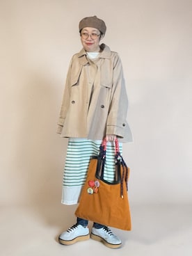 「アイテム（ワンピース/ドレス）」を使った、未央  ‪ ‪ さん（レディース・170cm）の春コーディネート