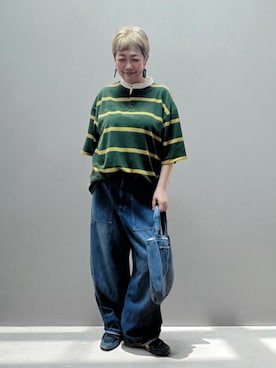 「Onitsuka Tiger（オニツカタイガー）のアイテム」を使った、未央  ‪ ‪ さん（レディース・169cm）の夏コーディネート