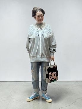 「studio CLIP（スタディオクリップ）のアイテム」を使った、未央  ‪ ‪ さん（レディース・170cm）の春コーディネート