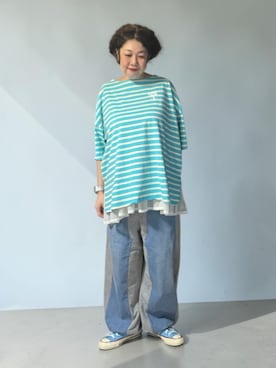 「studio CLIP（スタディオクリップ）のアイテム」を使った、未央  ‪ ‪ さん（レディース・170cm）の夏コーディネート
