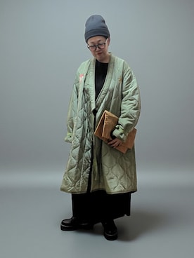 「AIVER（アイバー）のアイテム」を使った、未央  ‪ ‪ さん（レディース・170cm）の冬コーディネート
