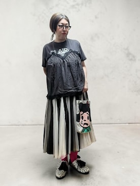 「pocket（ポケット）のアイテム」を使った、未央  ‪ ‪ さん（レディース・170cm）の夏コーディネート
