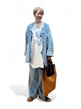 「アイテム（スニーカー）」を使った、未央  ‪ ‪ さん（レディース・169cm）の秋コーディネート