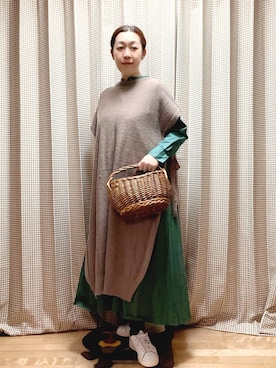 「present（プレゼント）のアイテム」を使った、未央  ‪ ‪ さん（レディース・169cm）の春コーディネート