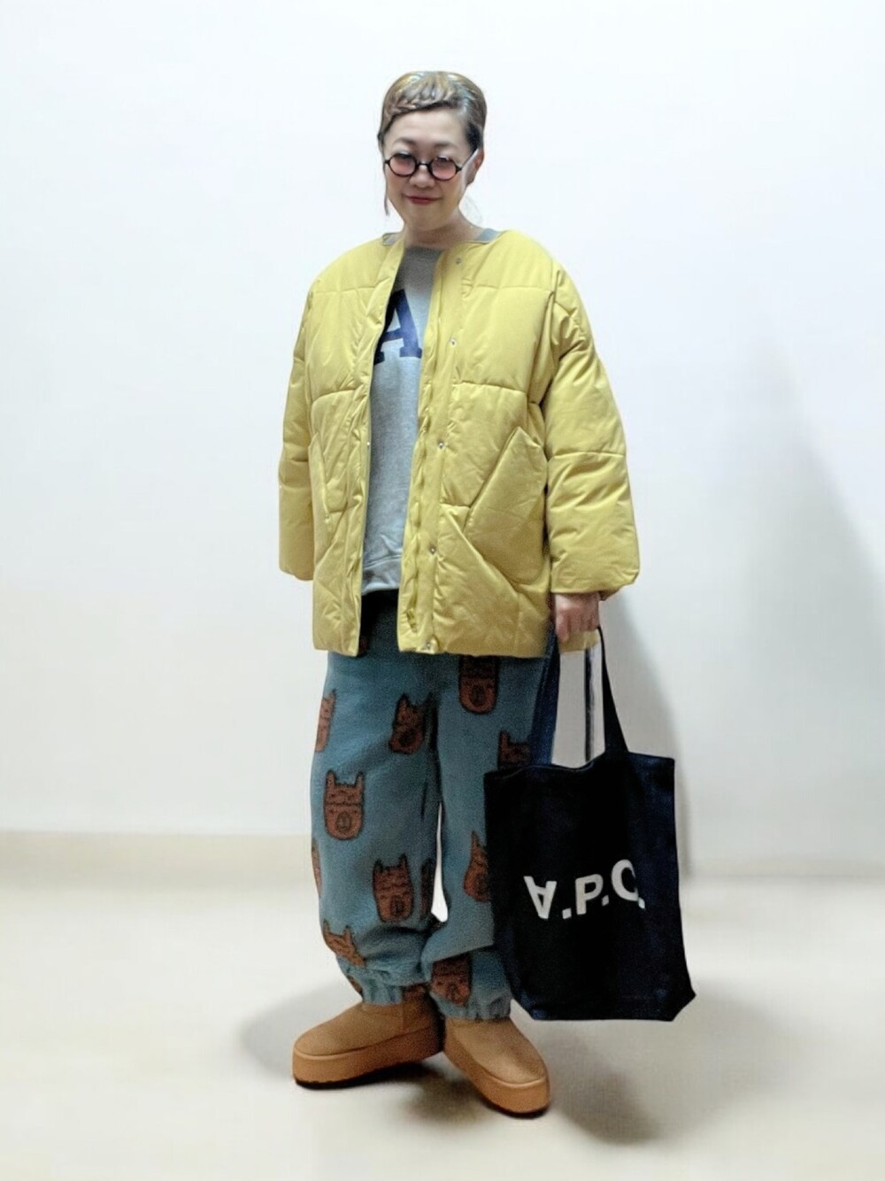 Birthday room（バースデイルーム）の「ファイバーダウンストール付きノーカラーコート（ダウンジャケット/コート）」 - WEAR