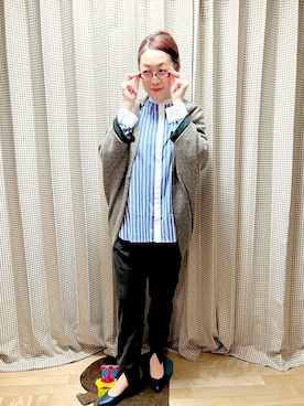 「MEDE19F（メデジュウキュウ）のアイテム（スウェットパンツ）」を使った、未央  ‪ ‪ さん（レディース・169cm）の冬コーディネート