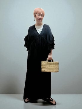 「アイテム（ワンピース/ドレス）」を使った、未央  ‪ ‪ さん（レディース・169cm）の夏コーディネート