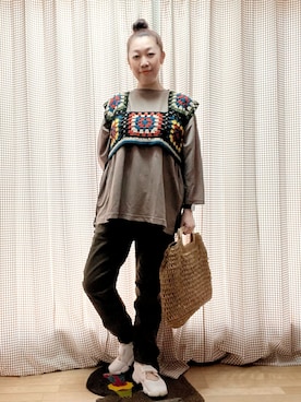 未央  ‪ ‪ さん（レディース・169cm）の春コーディネート