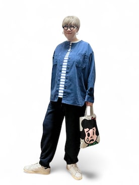 「アイテム（バッグ）」を使った、未央  ‪ ‪ さん（レディース・169cm）の秋コーディネート