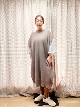 「仕事着」｜「アイテム（ワンピース/ドレス）」を使った、未央  ‪ ‪ さん（レディース・169cm）の春コーディネート