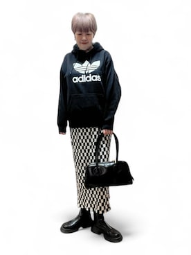 「アイテム（バッグ）」を使った、未央  ‪ ‪ さん（レディース・169cm）の秋コーディネート