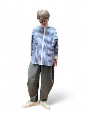 「アイテム（スニーカー）」を使った、未央  ‪ ‪ さん（レディース・169cm）の秋コーディネート