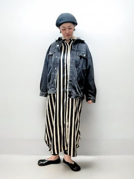 「アイテム（シューズ）」を使った、未央  ‪ ‪ さん（レディース・169cm）の秋コーディネート