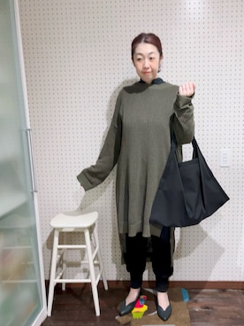 「あみあみニット」｜未央  ‪ ‪ さん（レディース・169cm）の冬コーディネート