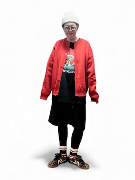 「アイテム（カーディガン/ボレロ）」を使った、未央  ‪ ‪ さん（レディース・170cm）の秋コーディネート