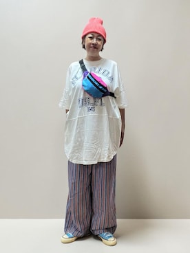 「studio CLIP（スタディオクリップ）のアイテム」を使った、未央  ‪ ‪ さん（レディース・170cm）の夏コーディネート