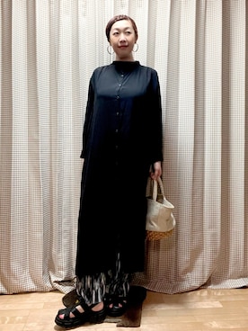 「ikot（イコット）のアイテム」を使った、未央  ‪ ‪ さん（レディース・169cm）の春コーディネート