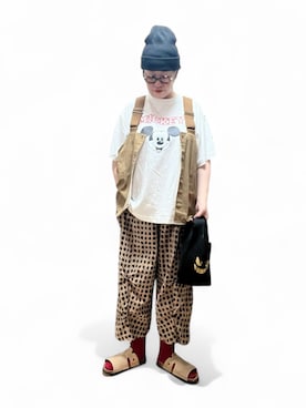 「アイテム（ベスト）」を使った、未央  ‪ ‪ さん（レディース・169cm）の秋コーディネート