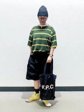 「コンバース」｜未央  ‪ ‪ さん（レディース・169cm）の夏コーディネート
