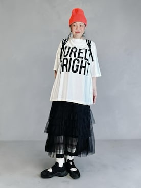「Reebok（リーボック）のフューリーライト モレキュール フェスティバル / Furylite Molecule Festival Shoes（スニーカー、ブラック系）」を使った、未央  ‪ ‪ さん（レディース・169cm）の秋コーディネート