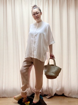 「ikot（イコット）のアイテム」を使った、未央  ‪ ‪ さん（レディース・169cm）の夏コーディネート