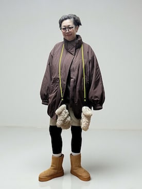 「CIAOPANIC TYPY（チャオパニックティピー）のアイテム」を使った、未央  ‪ ‪ さん（レディース・170cm）の冬コーディネート