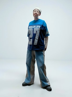 「着回しコーデ」｜未央  ‪ ‪ さん（レディース・170cm）の冬コーディネート