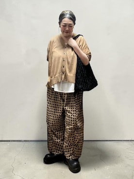「antiqua（アンティカ）のアイテム」を使った、未央  ‪ ‪ さん（レディース・170cm）の夏コーディネート