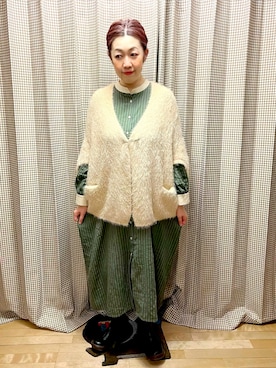 「Libra Cue（リブラ キュー）のアイテム」を使った、未央  ‪ ‪ さん（レディース・169cm）の冬コーディネート