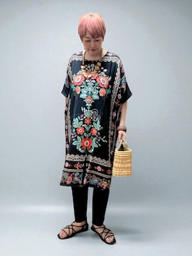 「アイテム（パンツ）」を使った、未央  ‪ ‪ さん（レディース・169cm）の夏コーディネート