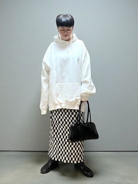 「アイテム（スカート）」を使った、未央  ‪ ‪ さん（レディース・170cm）の秋コーディネート