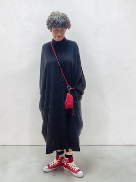 「CONVERSE（コンバース）のアイテム（シューズ）」を使った、未央  ‪ ‪ さん（レディース・170cm）の春コーディネート