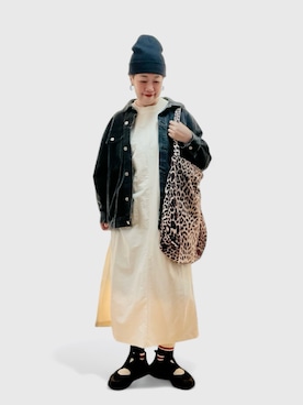 「アイテム（ワンピース/ドレス）」を使った、未央  ‪ ‪ さん（レディース・169cm）の秋コーディネート