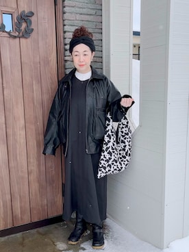 「Loco Ocean（ロコオーシャン）のアイテム」を使った、未央  ‪ ‪ さん（レディース・169cm）の冬コーディネート