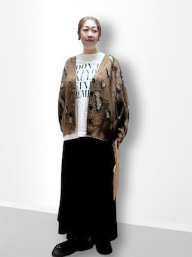 「byYOUANCE（バイユアンス）のアイテム」を使った、未央  ‪ ‪ さん（レディース・169cm）の冬コーディネート