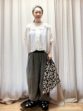 「Loco Ocean（ロコオーシャン）のアイテム」を使った、未央  ‪ ‪ さん（レディース・169cm）の夏コーディネート