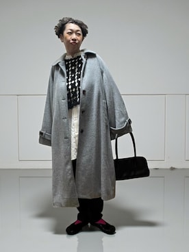 「Libra Cue（リブラ キュー）のアイテム」を使った、未央  ‪ ‪ さん（レディース・170cm）の冬コーディネート