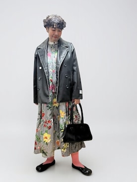 「アイテム（ワンピース/ドレス）」を使った、未央  ‪ ‪ さん（レディース・170cm）の冬コーディネート