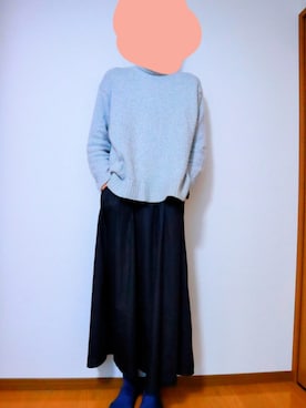 「アイテム（スカート）」を使った、neueblumeさん（メンズ・183cm）の秋コーディネート