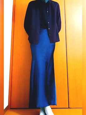 「アイテム（スカート）」を使った、neueblumeさん（メンズ・183cm）の春コーディネート