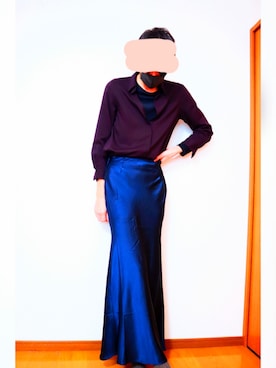 「アイテム（スカート）」を使った、neueblumeさん（メンズ・183cm）の冬コーディネート