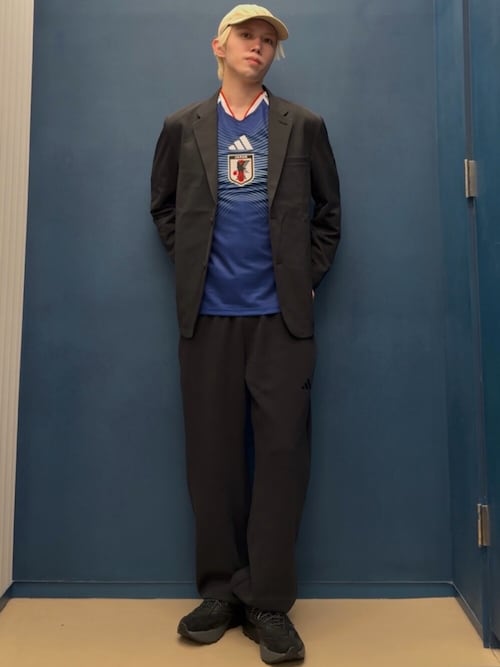 【即完売】アディダス　伊勢丹　AEROREADY ICON ネイビー　テーラード セール】プレミアム レギュラーフィット ダブルニット テーラード