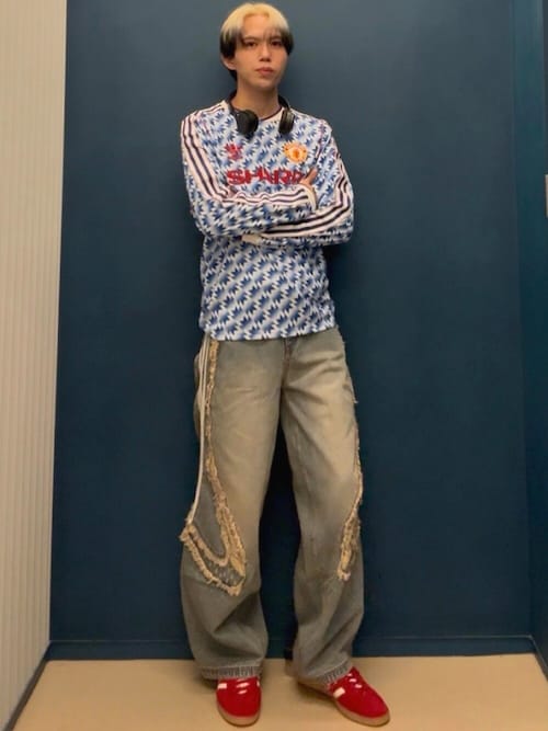 TG ワイド DNM PTS パンツ / アディダスオリジナルス adidas Originals