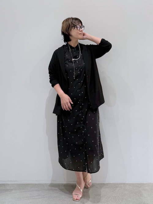 SOÉJU ドット柄 長袖シャツワンピース SOÉJU ドット柄 長袖シャツワンピース - メルカリ