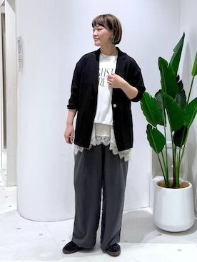 「リラックス」｜maturi0108さん（レディース・164cm）の春コーディネート