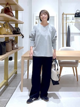 「アイテム（スウェットパンツ）」を使った、maturi0108さん（レディース・164cm・40代）の秋コーディネート