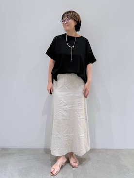 「Elura（エルーラ）のアイテム（アクセサリー）」を使った、maturi0108さん（レディース・164cm）の夏コーディネート