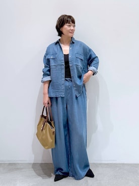 「アイテム（キャミソール）」を使った、maturi0108さん（レディース・164cm・40代）の夏コーディネート