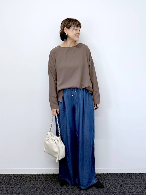 セール】サラサラリラクシーブラウス/576876（シャツ/ブラウス